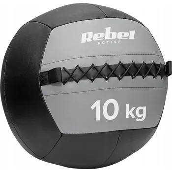 Medicinbal Rehabilitační medicinbal na cvičení 10 kg Rebel kožený