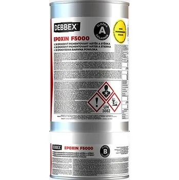 Průmyslové lepidlo Den Braven EPOXIN F5000, sada plechovek 5 + 1 kg, dopravní bílá RAL 9016