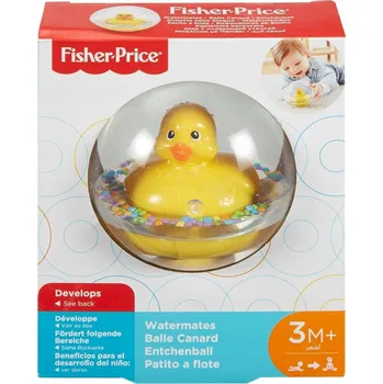 Hračka pro nejmenší Fisher Price Kachnička na Bubliny do koupele a Lezení pro Miminko 3m+