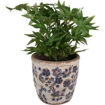 Zahrada Obal Na Květináč na keramický květináč s květinami Clayre & Eef