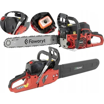 Motorová pila FAWORYT BENZÍNOVÁ ŘETĚZOVÁ PILA NA DŘEVO 3,1 KM, LIŠTA 50 cm RG5620-B7