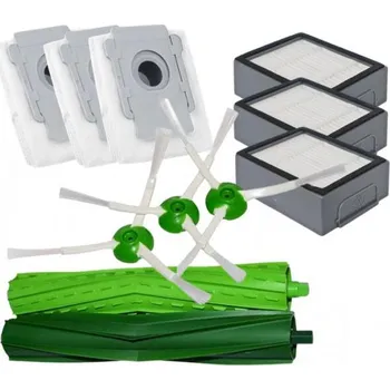 Sada příslušenství pro robotický vysavač HEPA filtry, kartáče a sáčky pro iROBOT Roomba Combo j5+ 11ks sada