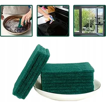 Utěrka Hadříky z mikrovlákna 10 kusů Zelené – Savé, Opakovaně použitelné