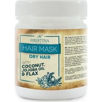 Vlasová regenerace HRISTINA Přírodní vlasová maska pro suché vlasy 200 ml