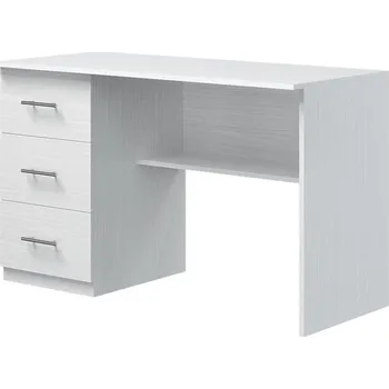 Psací stůl VerDesign JONAS PC stolek E4-bílé dřevo-levý