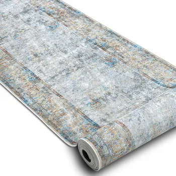 Koberec GUMOVÝ BĚHOUN DO CHODBY A CHADBY 80 CM RÁM šedý, RÁMEČEK ^*Q4057