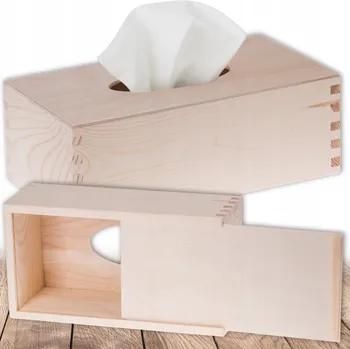 Obraz Krabička Na Ubrousky Bartu dřevěný 26x14 cm přírodní