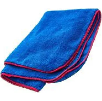 Utěrka Mikrovláknová oboustranná utěrka modrá s lemem Lemmen 797570BL/0