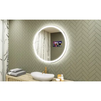 Zrcadlo Kulaté zrcadlo s LED osvětlením L76 90cm - SmartScreen, DualColor