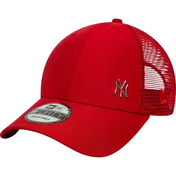 Kšiltovka kšiltovka New Era 9FO Flawless Trucker MLB New York Yankees - Scarlet one size