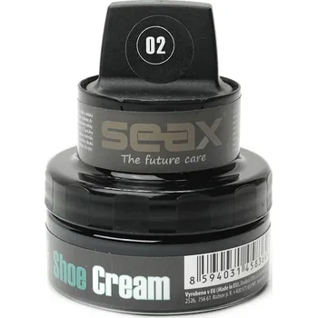 Přípravek pro údržbu obuvi SEAX Shoe Cream, krém na obuv černý 50 ml