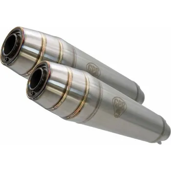 Výfuk pro motocykl Universal racing silencer GPR DEEPTONE CAFE.RACE.1 Brushed Stainless steel without link pipe