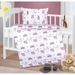 Dětské bavlněné povlečení 90x135+45x60 Jednorožci