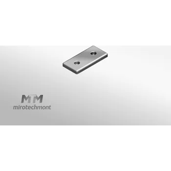 Dílenský regál Deska spojovací AL obdélníková kod: 093VA2040, průměr: 5,5mm, L: 38mm