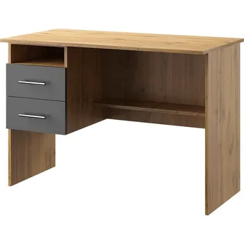 Psací stůl VerDesign KANTOR KIT psací stůl N02, antracit / dub Apalačský, levý