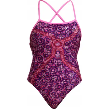 Dámské plavky Plavky Funkita Walk Together - Strapped In 12 (UK34) M