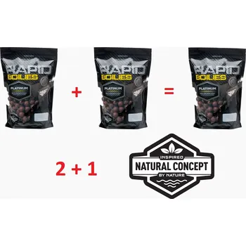 Mivardi Akce 2+1 Rapid Boilies Platinum - Sea Varianta: (250g | 16mm)