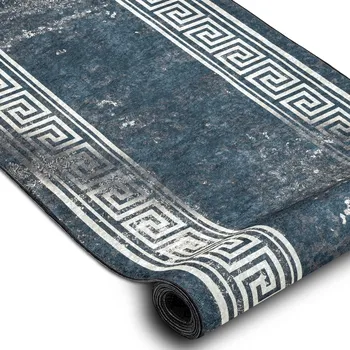 Prostěradlo POGUMOVANÝ BĚHOUN DO CHADBY A PŘEDSEDY 60 CM, ŘECKÝ OMYVATELNÝ grafit ^*Q4054