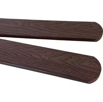 Plot Gutta Guttafence WPC plotovka 3D s půlkulatou hlavou 71 x 11 x 500 mm oak brown