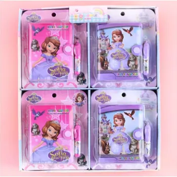 Penál Disney Dívčí zápisník s perem - Princezna Sofie / Dumbo Motiv: princezna Sofie