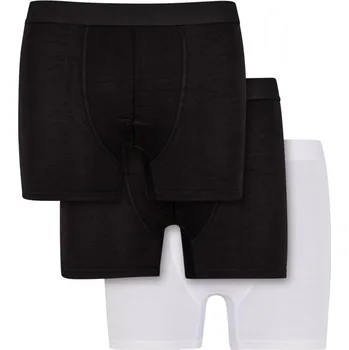 Boxerky Bamboo Retro 3-Pack - black+black+white XXL