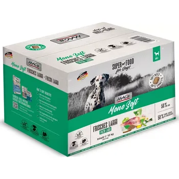 Krmivo pro psa MACS Dog SOFT MONO jehně 2x12kg (chov.bal. 6x4kg)+DOPRAVA ZDARMA+1x masíčka Perrito! (+ SLEVA PO REGISTRACI / PŘIHLÁŠENÍ!)