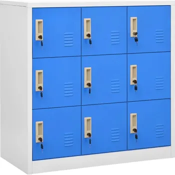 Šatní skříň VidaXL 8720286566503 Skříň 22 x 22 x 22 cm, odstíny šedé