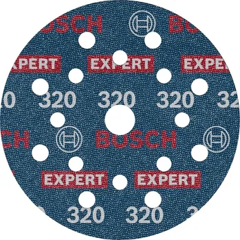 Brusný kotouč BOSCH Brusný kotouč EXPERT O780 s&nbsp;fólií, 125&nbsp;mm, G320, 6ks 2608902405 free_store_pickup