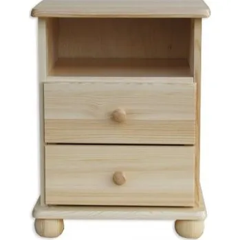 Noční stolek ComfortMatrace Noční stolek z masivu FELIX Barva: přirozená barva
