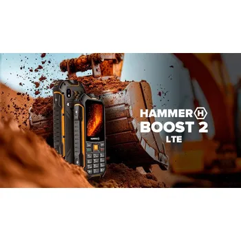 Mobilní telefon Mobilní telefon Hammer Boost 2 LTE 64 MB / 128 MB 4G (LTE) černý
