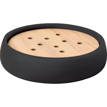 Mýdlenka SPIRELLA Spirella mýdlenka SVEN, černá, polyresin, dřevo, 10.21867