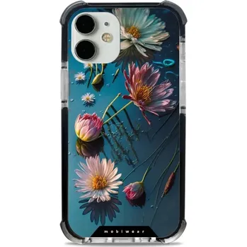 Pouzdro na mobilní telefon Odolný obal Mobiwear MagSafe Elite Bumper - Apple iPhone 12 Mini - D014D Květy na hladině (Odolný kryt, pouzdro, obal Mobiwear Elite Bumper na mobil Apple iPhone 12 Mini - D014D Květy na hladině, materiál Plast + TPU silikon + kov - zesílená ochrana)