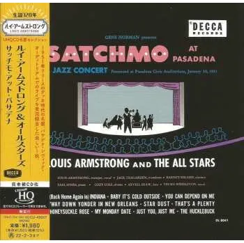 Zahraniční hudba CD Louis Armstrong And His All-Stars: Satchmo At Pasadena 2021 UhqCD
