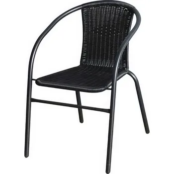 Zahradní sestava VerDesign BISTRO zahradní židle, černý ratan