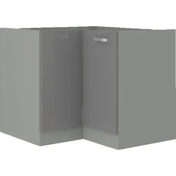 Stolarz-Lempert Kuchyňská skříňka Grey - dolní rohová 90x90 DN 2F