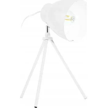 Lampička STOLNÍ LAMPA - STYLOVÁ - LED 4W v ceně - BÍLÁ BARVA - DO OBÝVACÍHO POKOJE