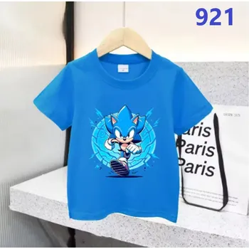 Dívčí tričko Dětské bavlněné tričko Sonic (vel. 100-160) Motiv: SNK 921, Velikost: 130