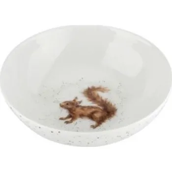 Wrendale porcelánová miska Squirrel s veverkou 15cm snídaňová nízká