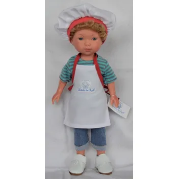 Panenka Realistická panenka chlapeček Nylo jako kuchař od firmy Vestida de Azul - 2 (Nylo - 28 cm )