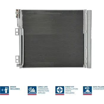 Výparník klimatizace Kondenzátor, klimatizace NISSENS 940386