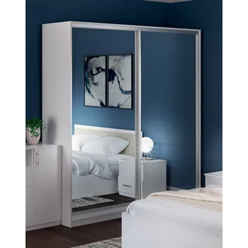 Šatní skříň VerDesign VENA šatní skříň, bílé dřevo