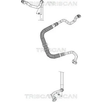 Vedení klimatizace Vysokotlaké / nízkotlaké vedení, klimatizace TRISCAN 9010 29013