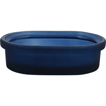 Mýdlenka SPIRELLA Spirella mýdlenka YOKO, tmavě modrá, sklo, 10.20329