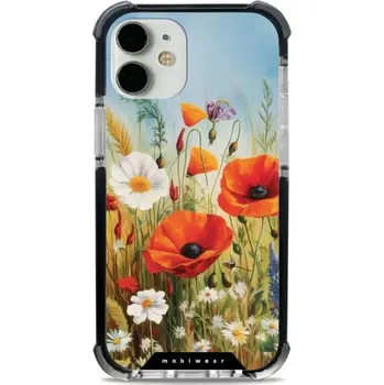 Pouzdro na mobilní telefon Odolný obal Mobiwear MagSafe Elite Bumper - Apple iPhone 12 Mini - D010D Letní louka (Odolný kryt, pouzdro, obal Mobiwear Elite Bumper na mobil Apple iPhone 12 Mini - D010D Letní louka, materiál Plast + TPU silikon + kov - zesílená ochrana telefonu, podpo