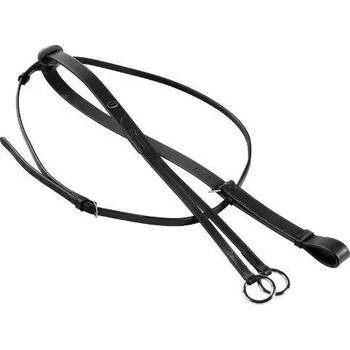 Poprsník Kožený martingal Waldhausen X Line, černý - vel. Pony