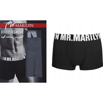 Pánské spodní prádlo Klasické pánské boxerky Letters Boxer Marilyn XL