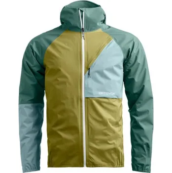 Pánská větrovka Pánská bunda Ortovox PIZ SELVA 2.5L JACKET - světle zelená XL