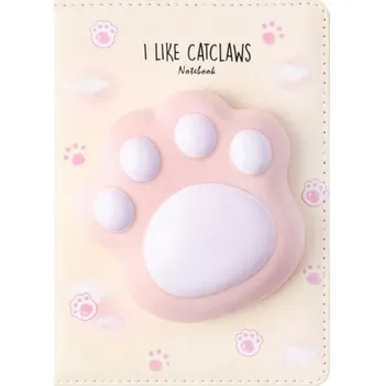 Diář Diář Squishy CAT PAW 127 x 175 mm, 128 stran