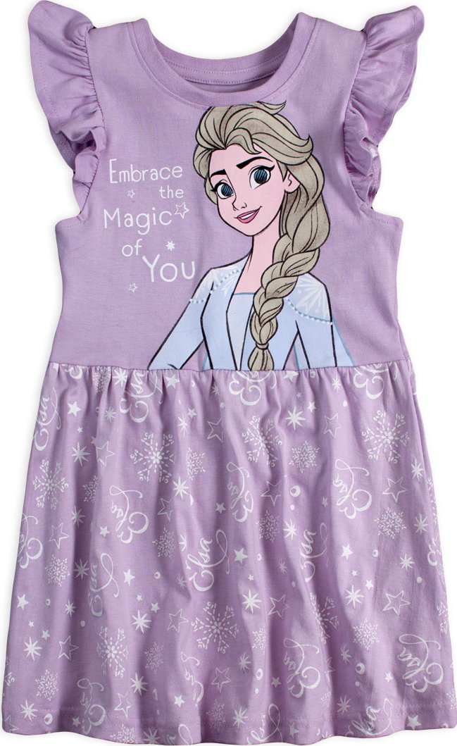 Dívčí letní šaty DISNEY FROZEN MAGIC fialové Velikost: 92