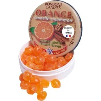 Cukrovinka Ovocné pastilky bez cukru - výběr příchutě kliknutím na DETAIL Příchuť bonbony: Pomeranč bez cukru